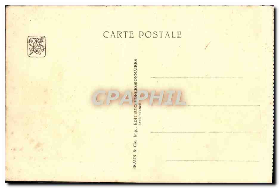 CPA Paris Exposition coloniale Internationale 1931 Pavillon des missions prostestantes — Rückseite