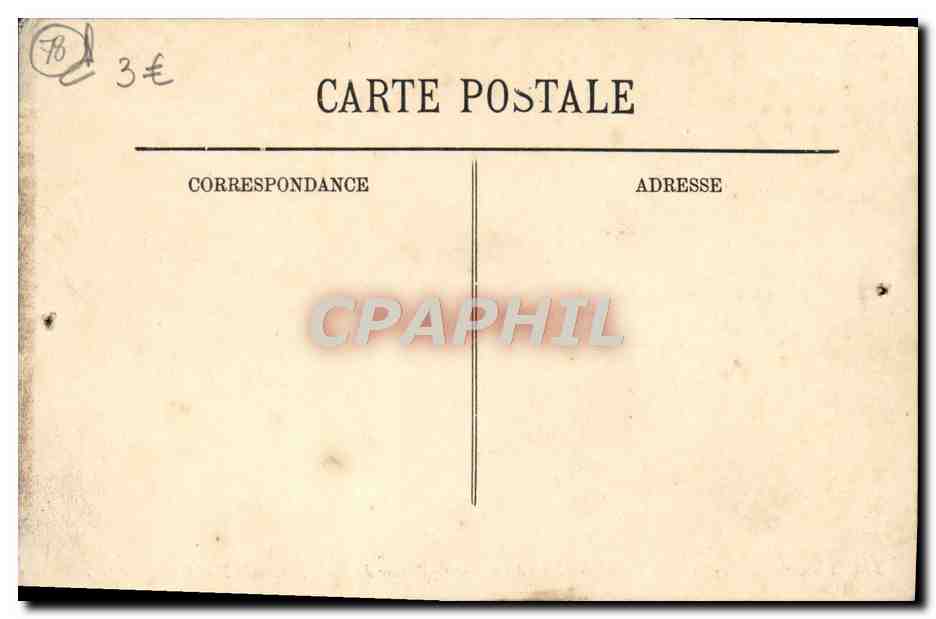 CPA Versailles Le Petit Trianon Musee des Voitures Voiture du sacre de Charles X — Verso