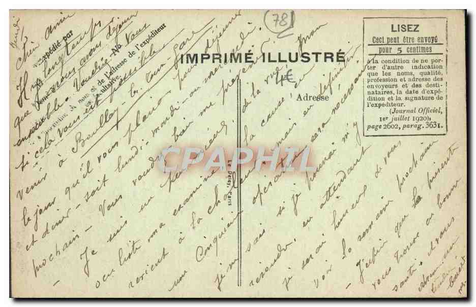 Dampierre (S.-et-O.) — Le Château — Fortin, éditeur, n°295 — Achterkant