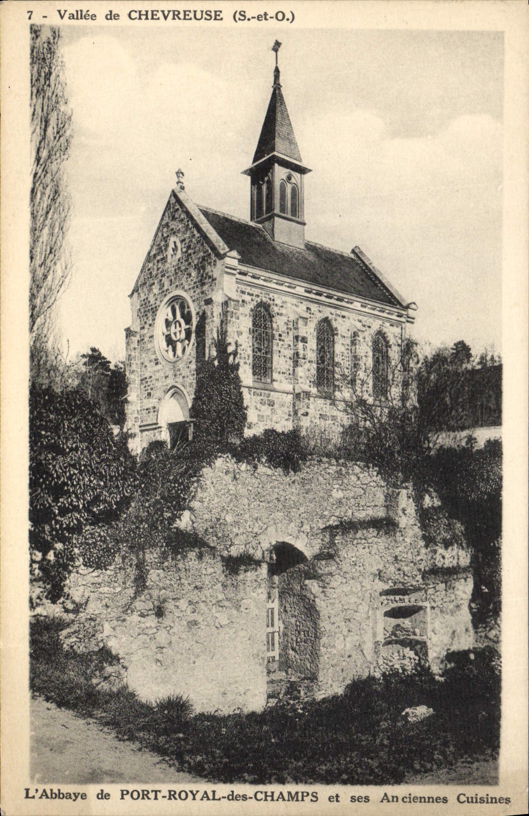 L'Abbaye de PORT-ROYAL-des-CHAMPS et ses Anciennes Cuisines — Vallée de CHEVREUSE (S.-et-O.)