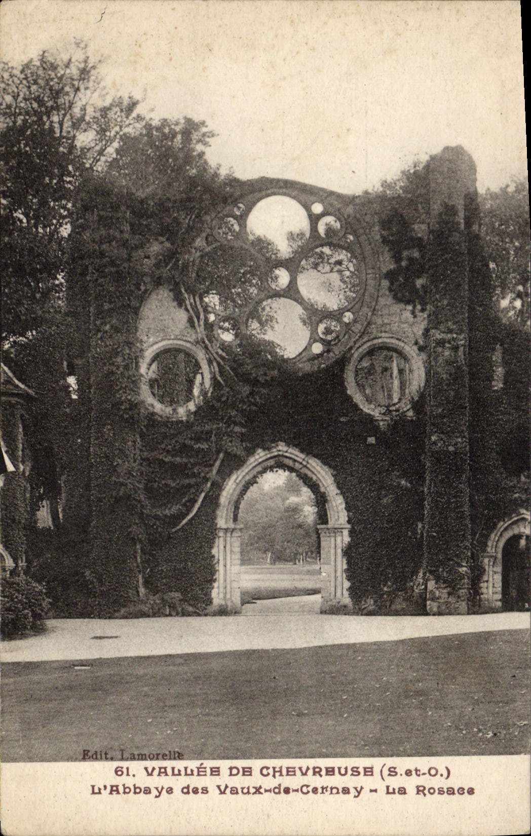 L'Abbaye des Vaux-de-Cernay - La Rosace — Edit. Lamorelle, n°61