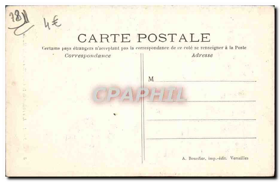 CPA Port Royal les ruines de la chapelle vues du Musee — Rückseite