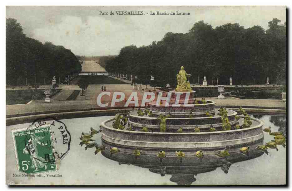 CPA Versailles Le Bassin de Latone