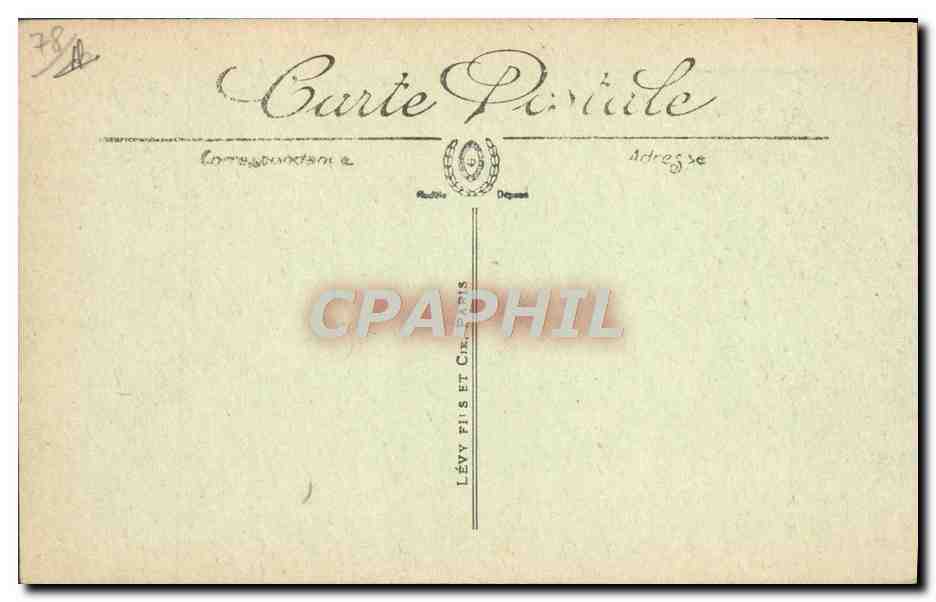 CPA Versailles Le Petit Trianon Le Temple de l'amour — Verso