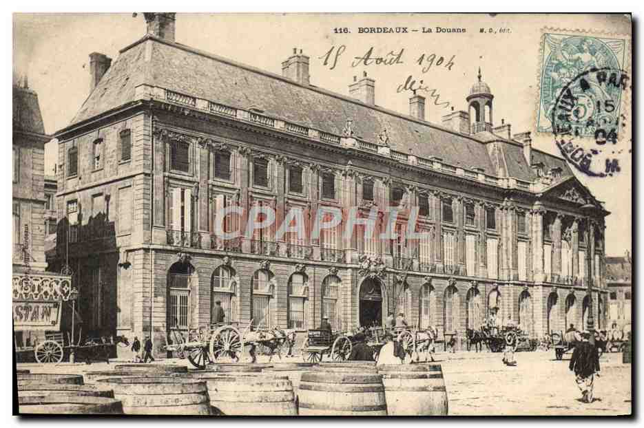 Bordeaux — La Douane — M.D. édit.