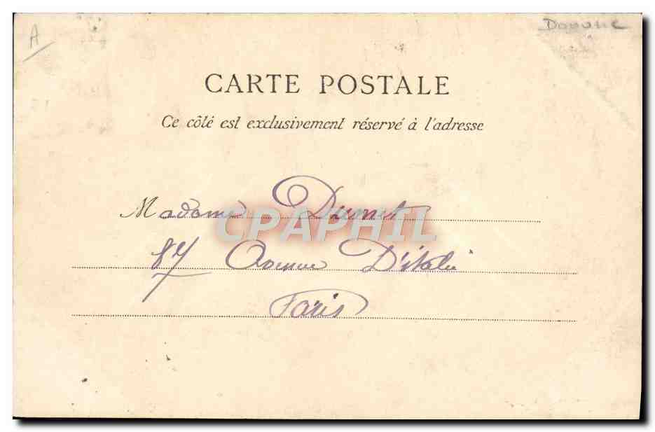 Bordeaux — La Douane — M.D. édit. — Verso