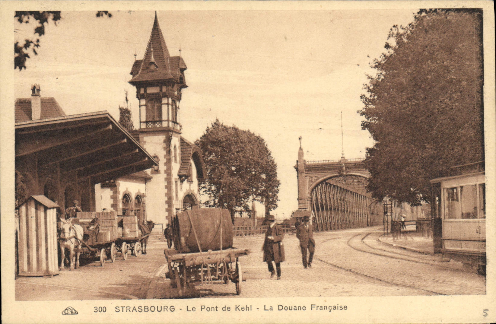 Strasbourg - Le Pont de Kehl - La Douane Française — éditeur non identifié, n° de série 300
