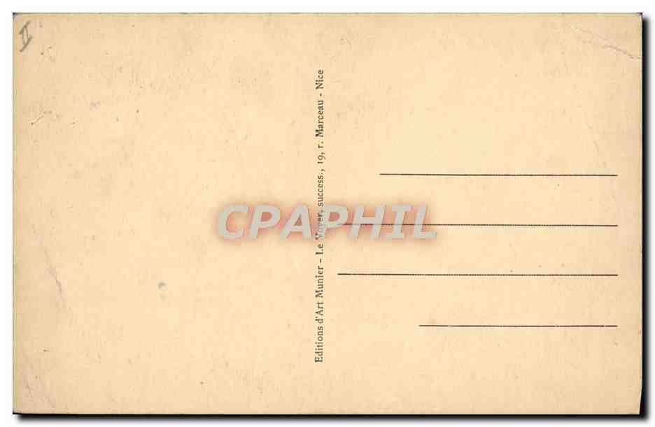 CPA Douanes Ponte San Luigi — Verso