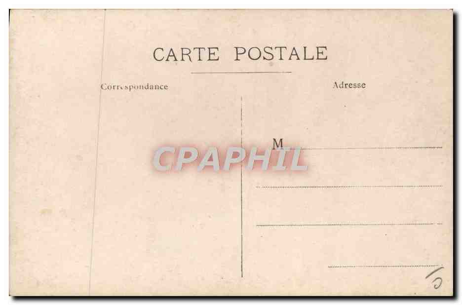 CARTE PHOTO cafe Bar Enfants Chien — Rückseite