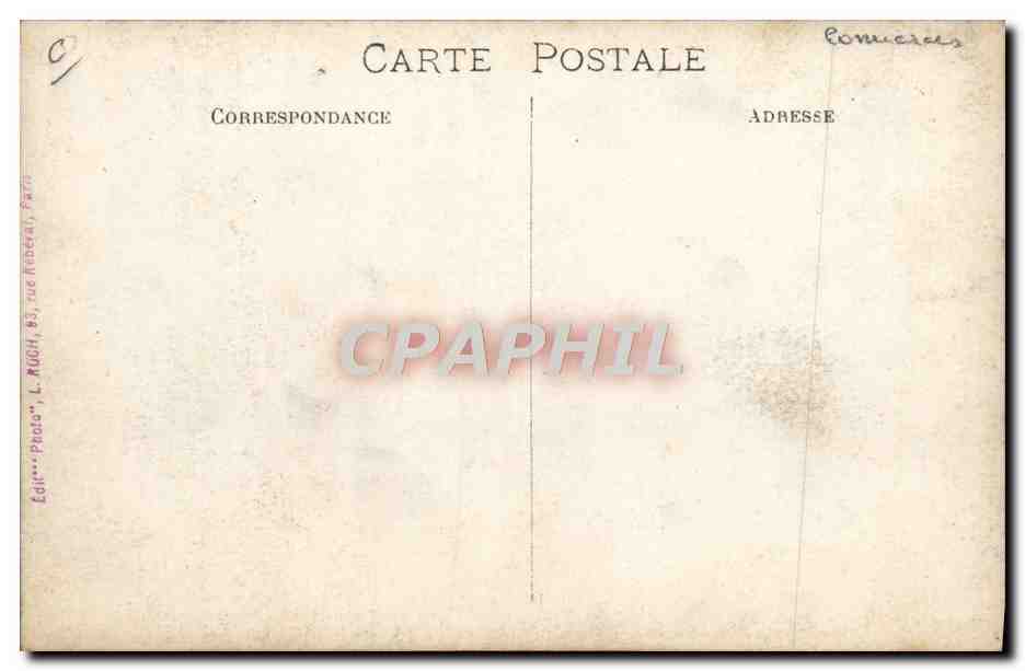 CARTE PHOTO Cafe des Entrepreneurs — Rückseite