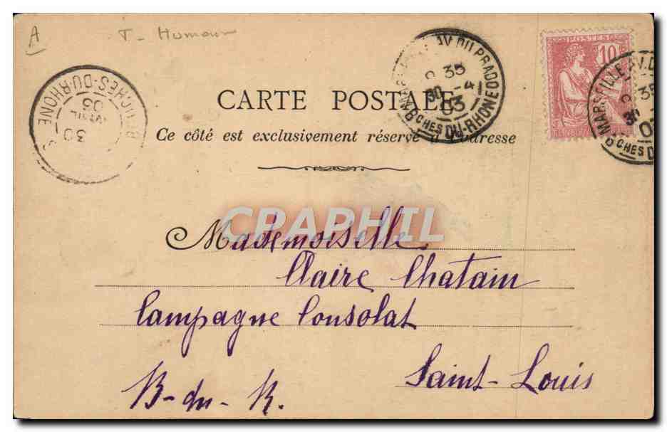 CPA Locataire  — Rückseite