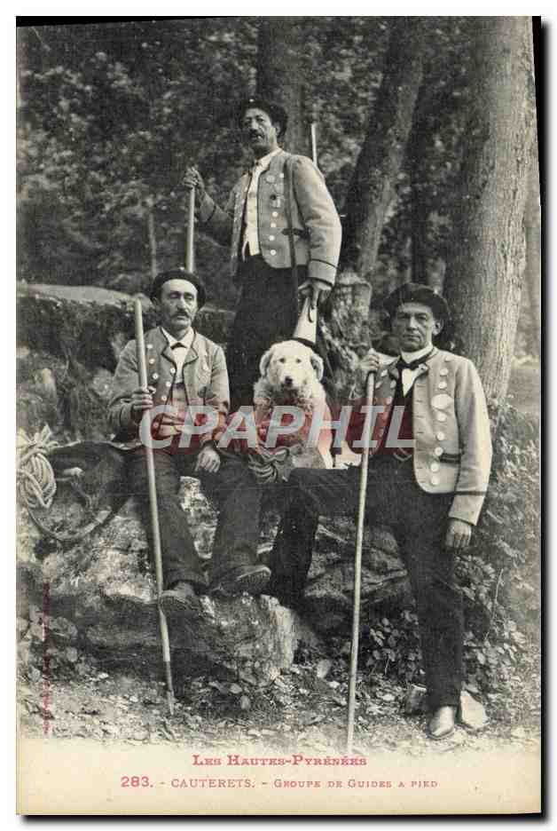 Les Hautes-Pyrénées - Cauterets - Groupe de Guides à Pied - n°283