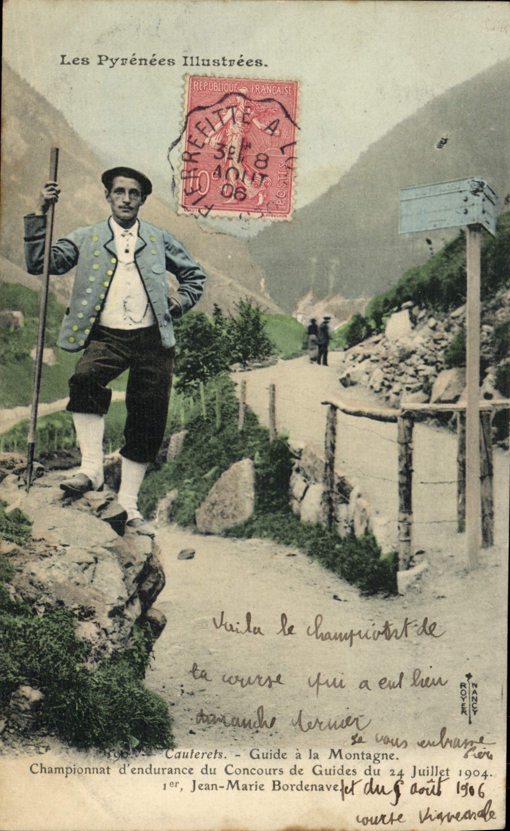 Championnat d'endurance du Concours de Guides du 24 Juillet 1904 — Les Pyrénées Illustrées.