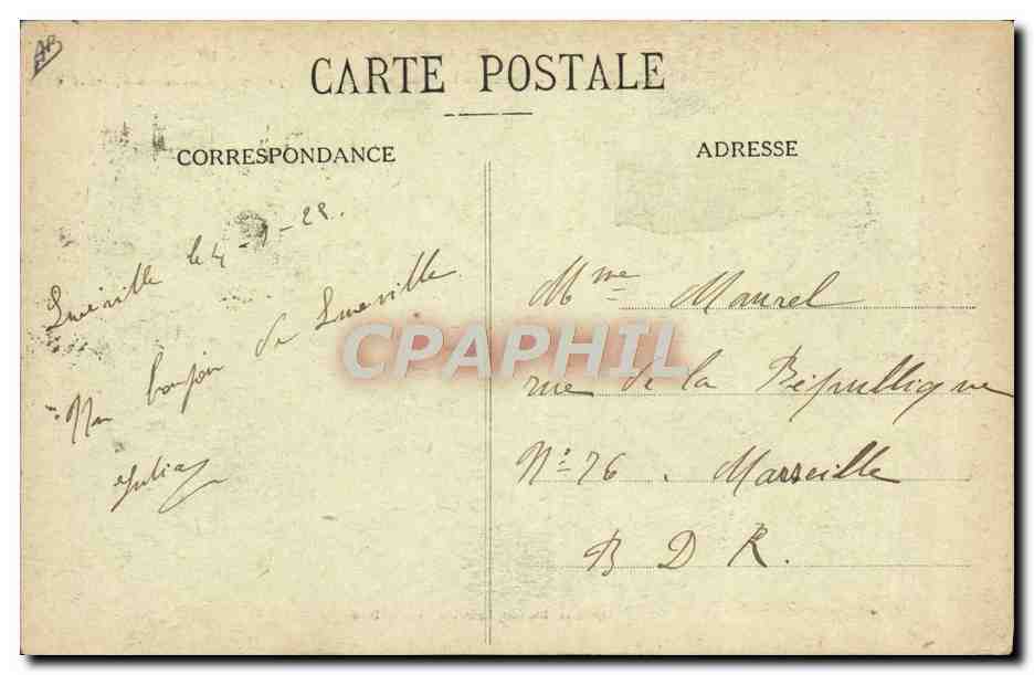 CPA Judaica Juif Judaïca Luneville Entree de la synagogue incendiee par les Allemands  — Rückseite