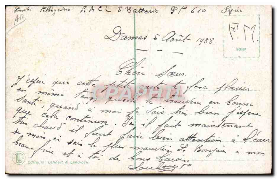 CPA Judaica Juif Judaïca Rabin — Rückseite