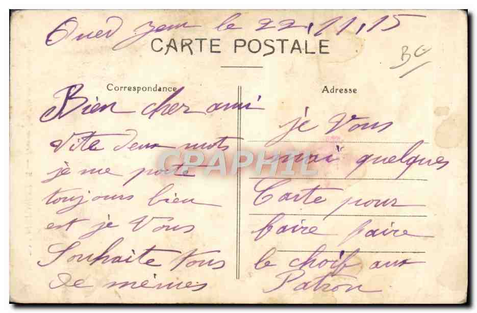 Jüdische Frau im Stadtkleid — P. Grébert, phot., Casablanca — Rückseite