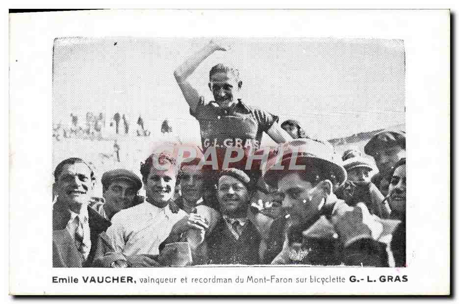 Emile Vaucher, vainqueur et recordman du Mont-Faron sur bicyclette — G.-L. Gras