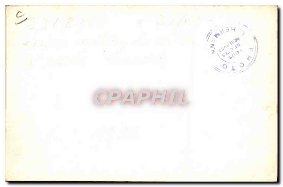 CARTE PHOTO Train Locomotive Belfort Essieu moteur a roues Leonard 1954 — Rückseite