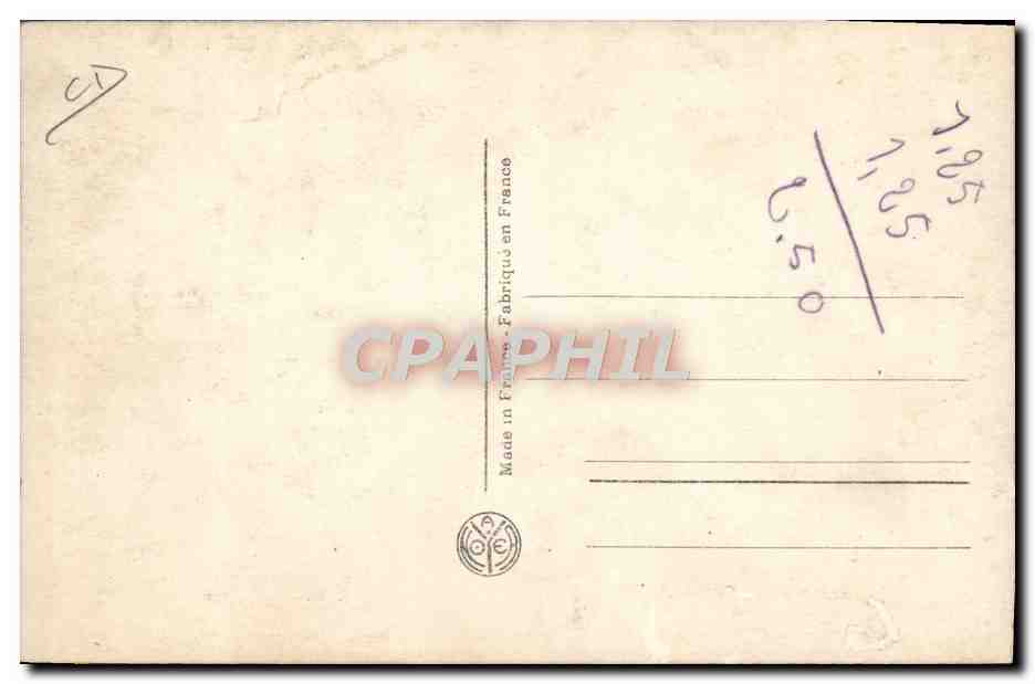 CPA Bateau Voilier Alain Gerbault sur son Firecrest — Rückseite