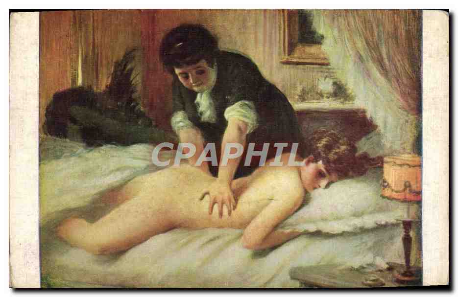 Massage — scène intime — Salon de Paris