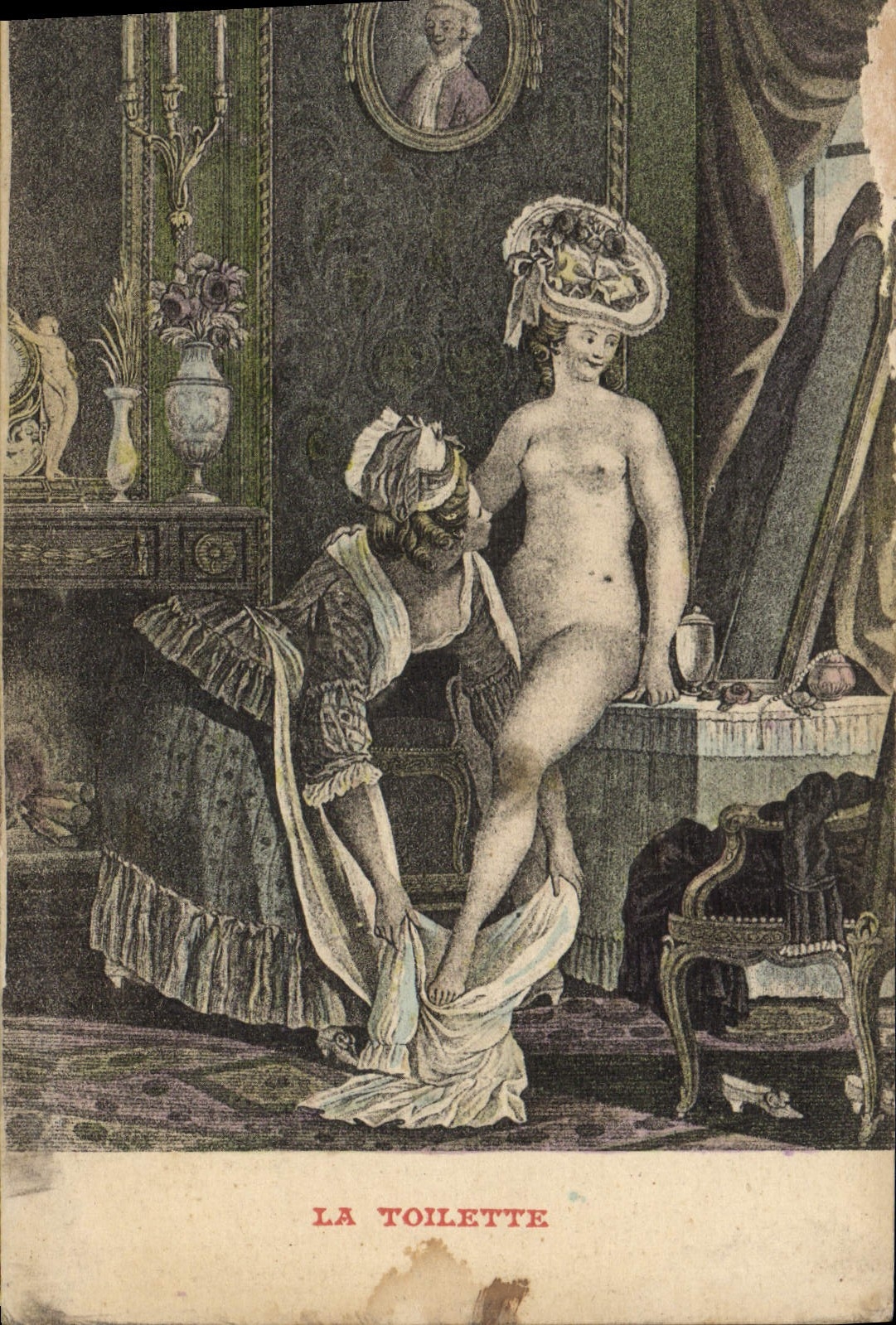 La Toilette — scène de bain — éditeur La Fidèle, Paris