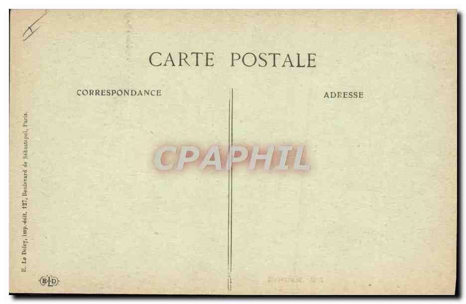 CPA Femme Nu erotique Le repos — Verso