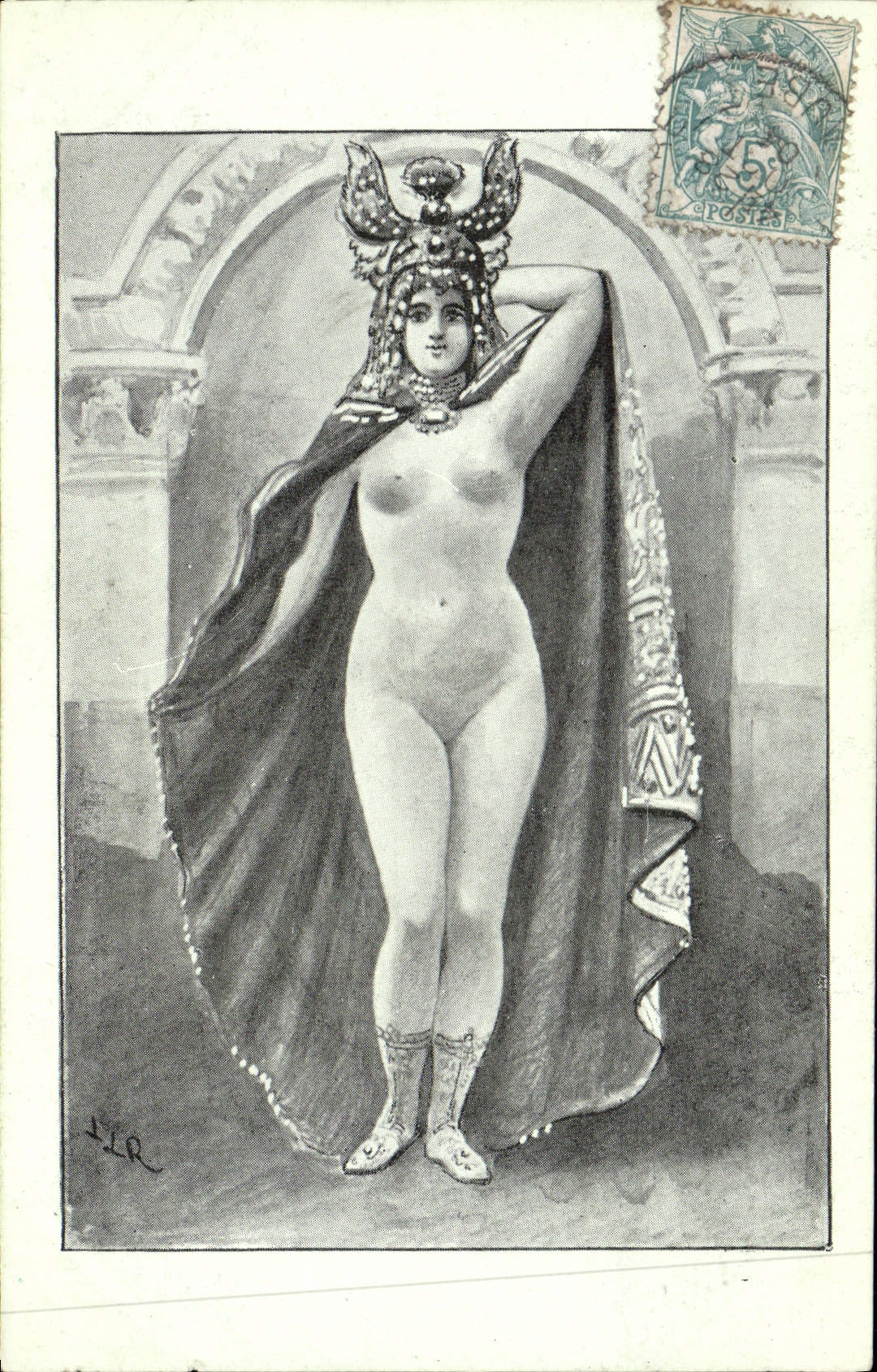 Danseuse égyptienne — illustration — éditeur non visible, n° de série non visible