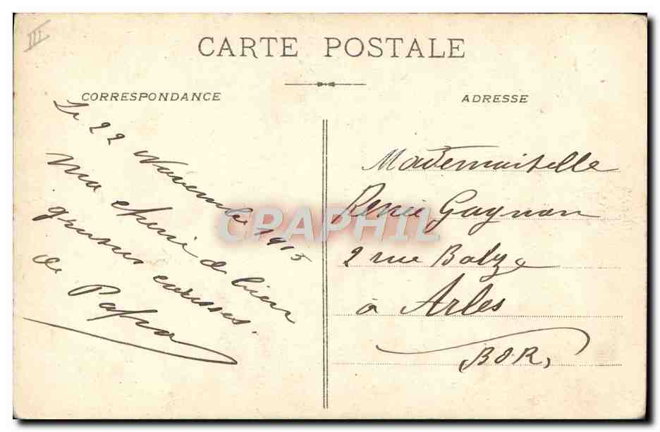 CPA Militaria 6eme drapeau allemand du 85eme d'infanterie — Rückseite
