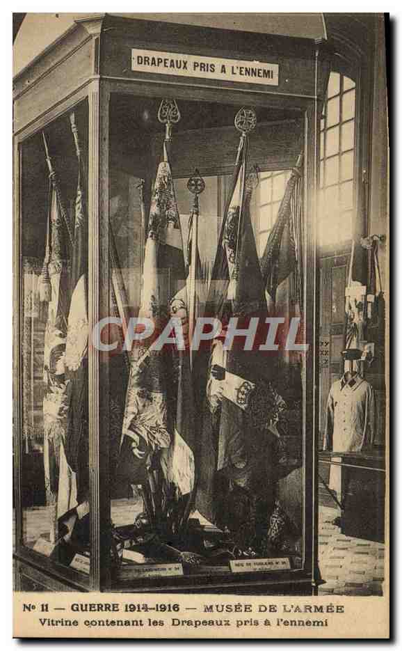 Drapeaux pris à l'ennemi — Musée de l'Armée — N° II — Guerre 1914-1916