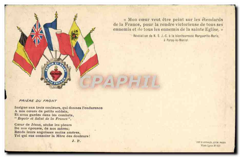 CPA Militaria Espoir et salut de la France