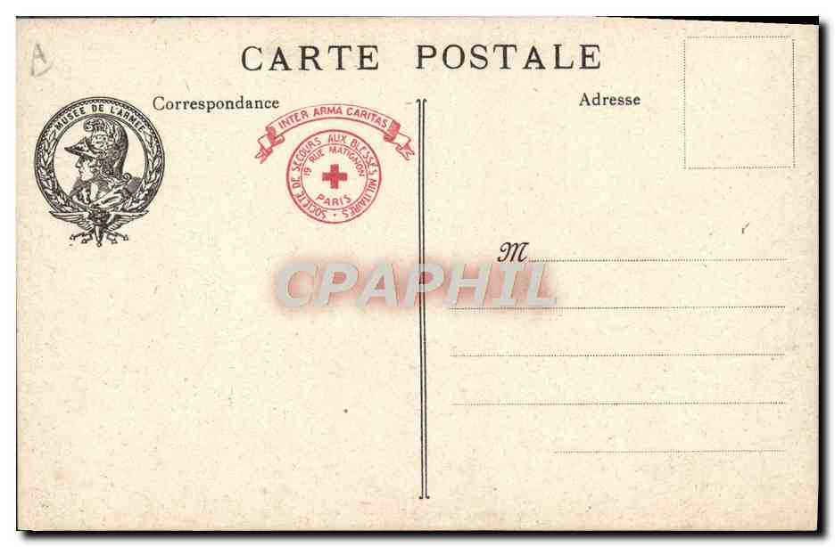 CPA Militaria Drapeaux allemands Paris Musee de l'armee — Rückseite