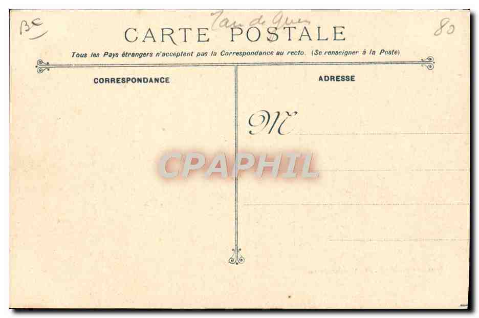 Marine Militaire Française — L'Orpilleur Submersible GRONDIN — Collection P. B. Cherbourg — Verso