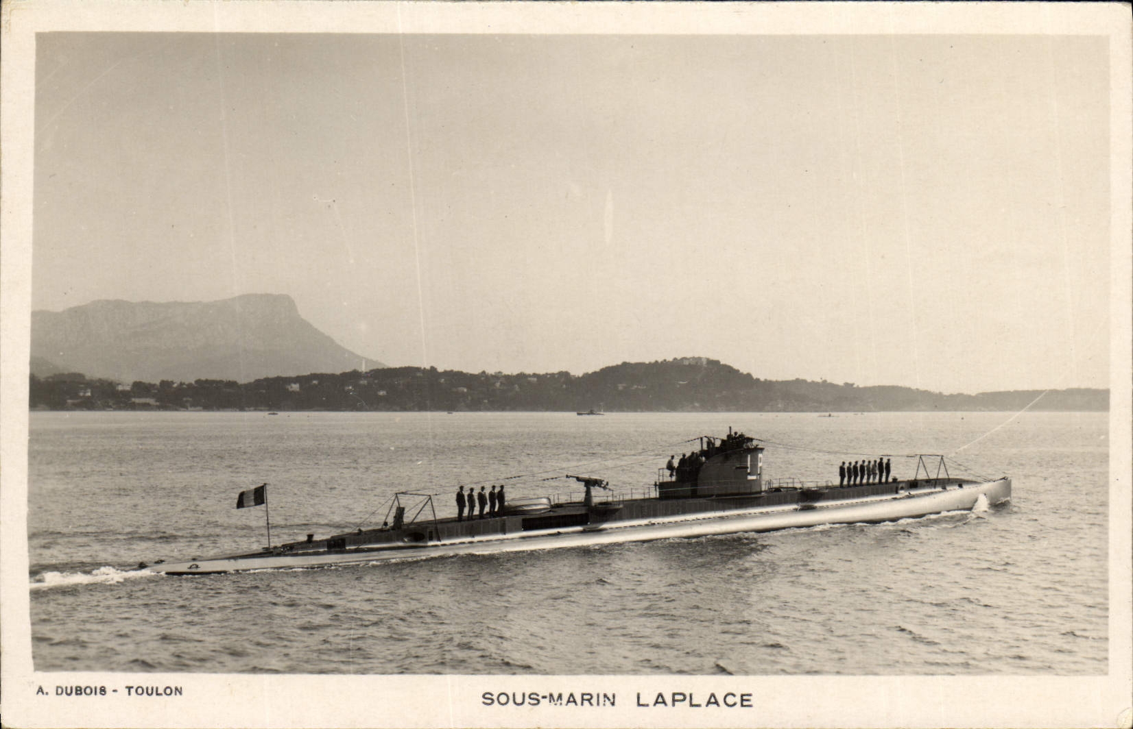 Sous-marin Laplace — Toulon — A. Dubois