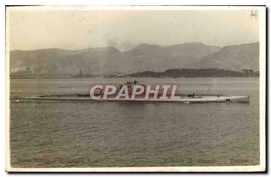 CPA Bateau Sous marin Sous-marin Toulon
