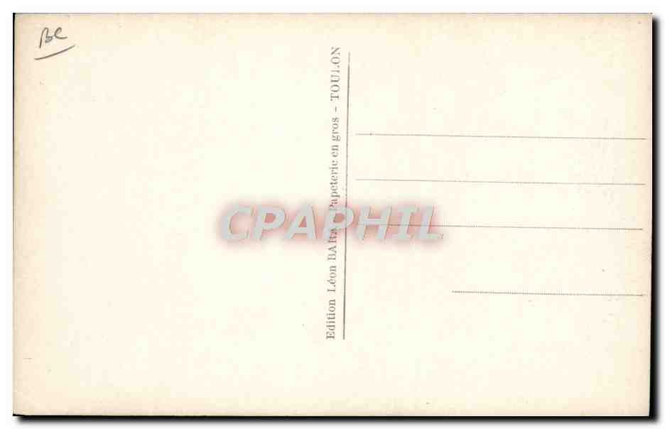 CPA Bateau Sous marin Sous-marin Victor Reveille — Verso