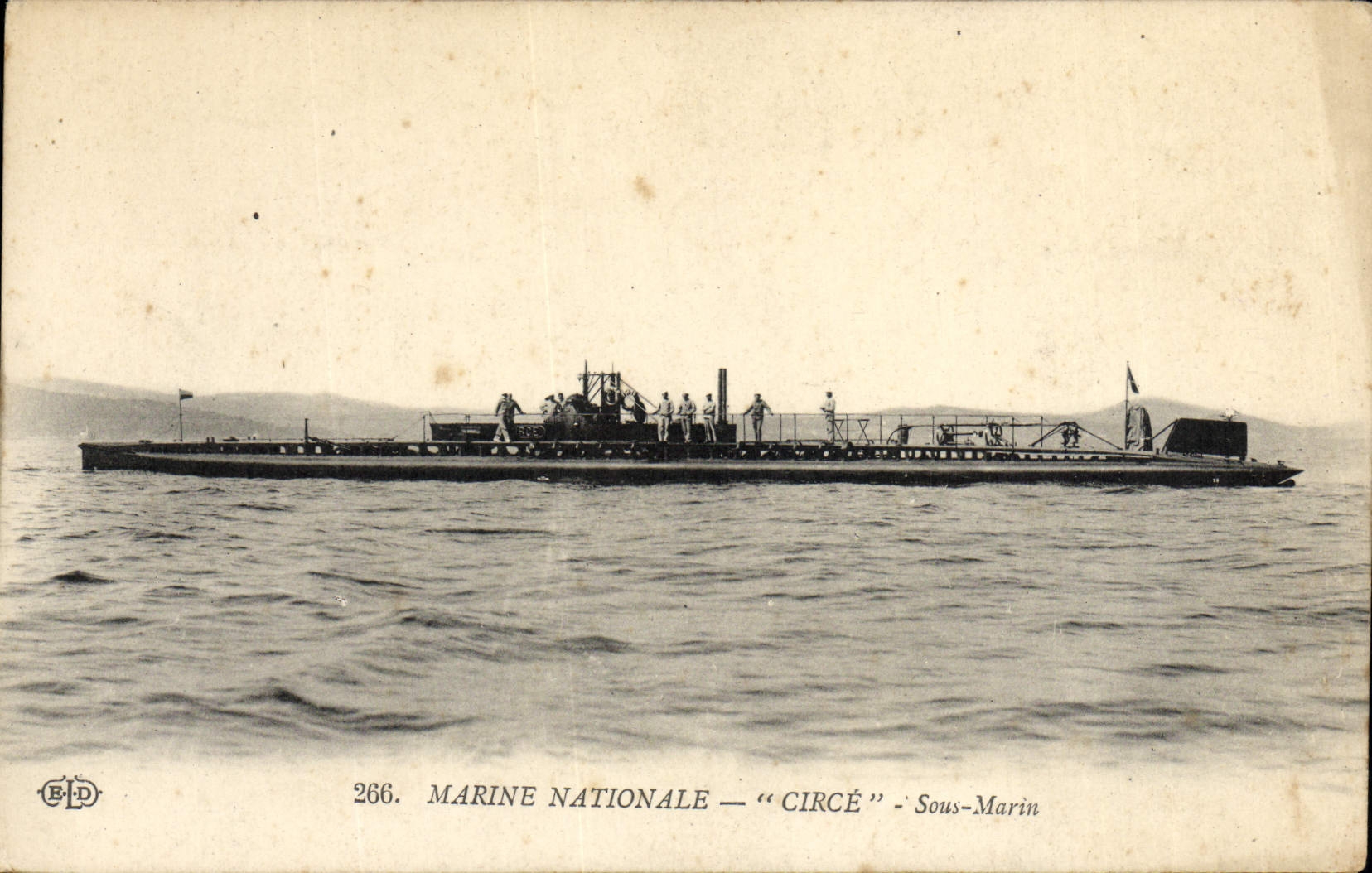Marine Nationale — "Circé" — Sous-Marin — Éditeur E.P.D. n°266