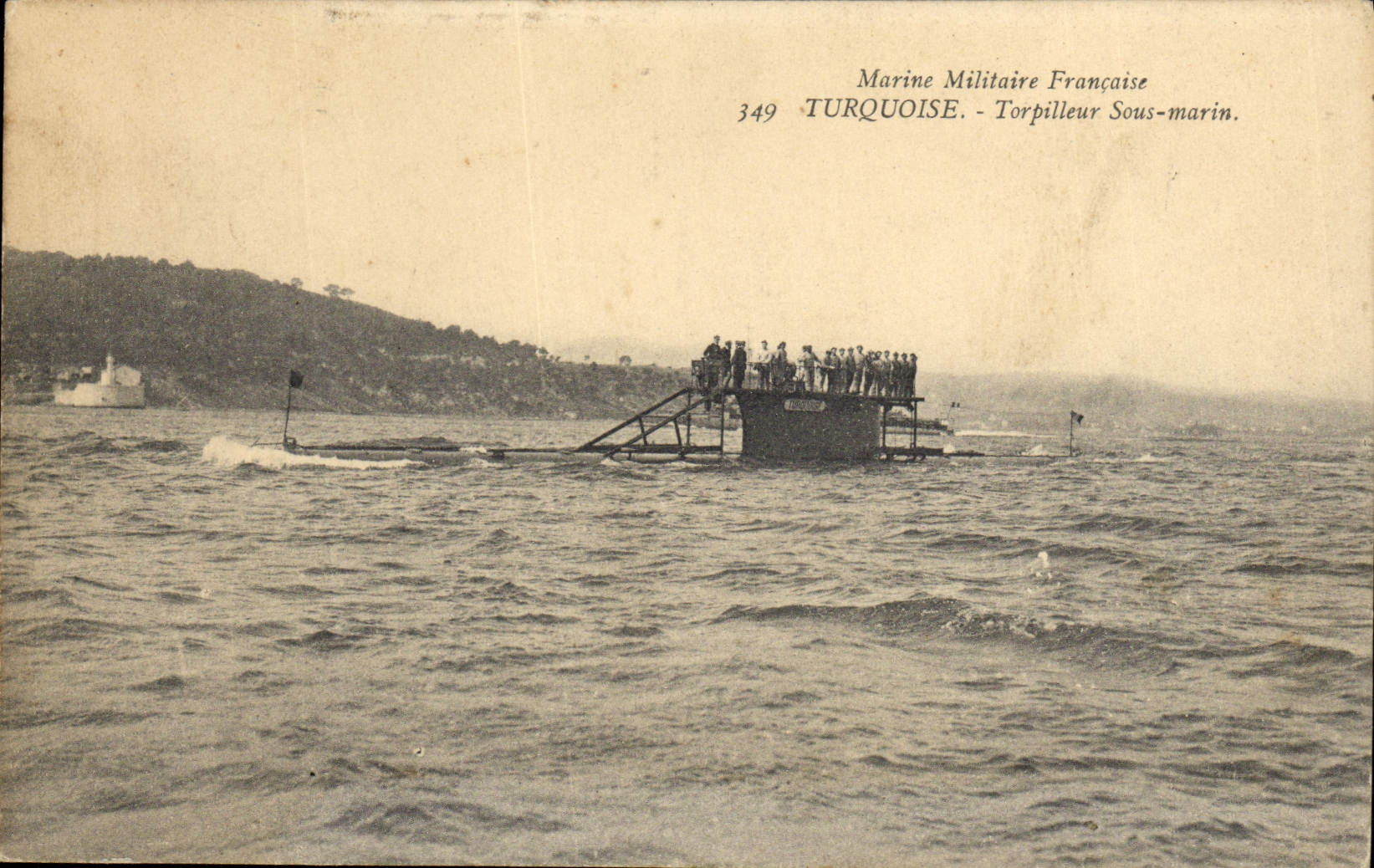 Turquoise - Torpilleur Sous-marin — Marine Militaire Française, n° 349
