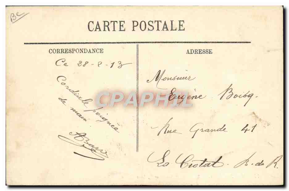 CPA Bateau Sous marin Sous-marin Souffleur Sous-marin — Verso