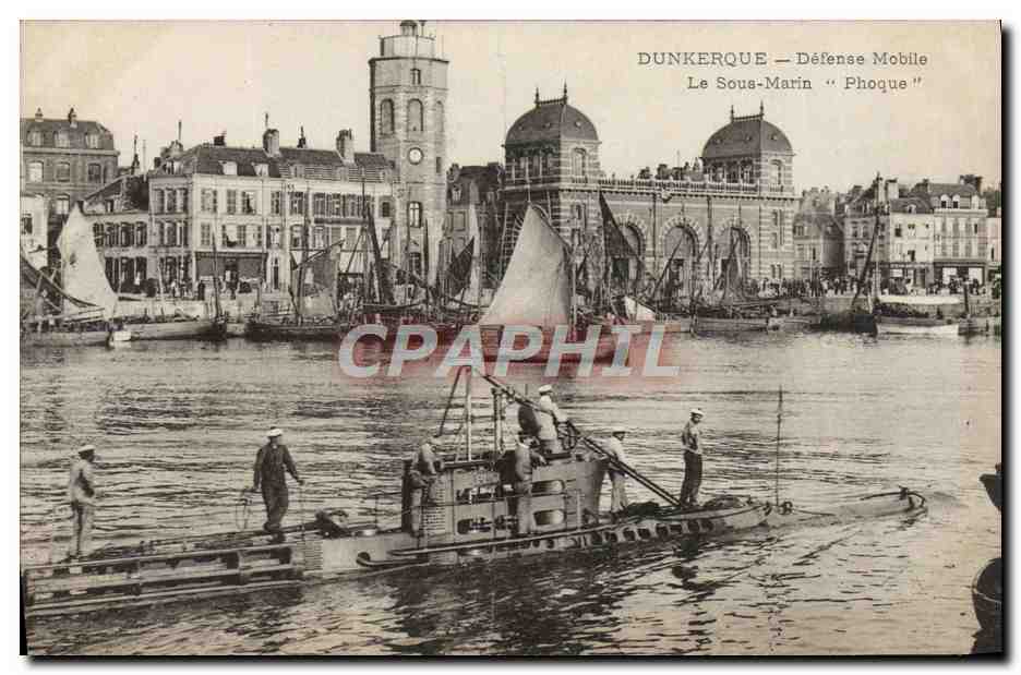 Dunkerque — Defensa Móvil — El Submarino "Phoque"
