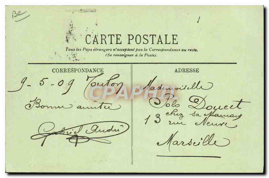 Le Lynx — Sous-Marin — A. Bougault, n°486 — Verso
