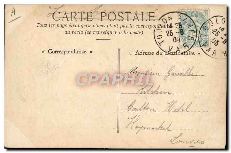 CPA Bateau Sous marin Sous-marin le Gustave ZEle  — Verso