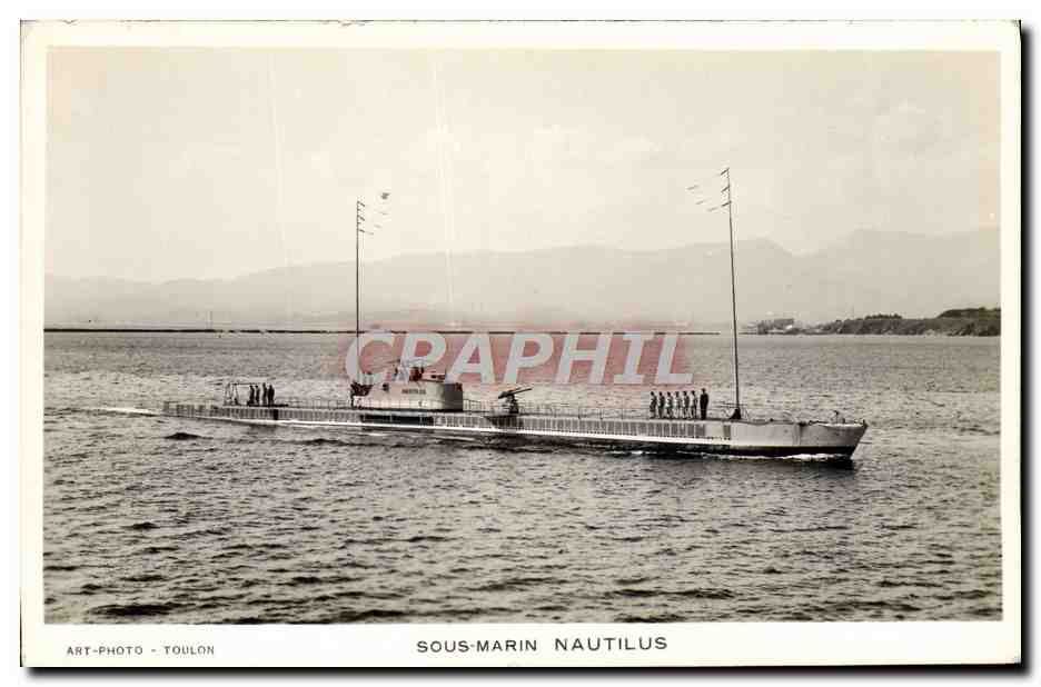 CPA Bateau Sous marin Sous-marin Nautilus