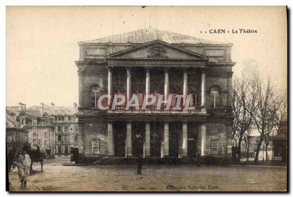 CPA Le Theatre Caen 