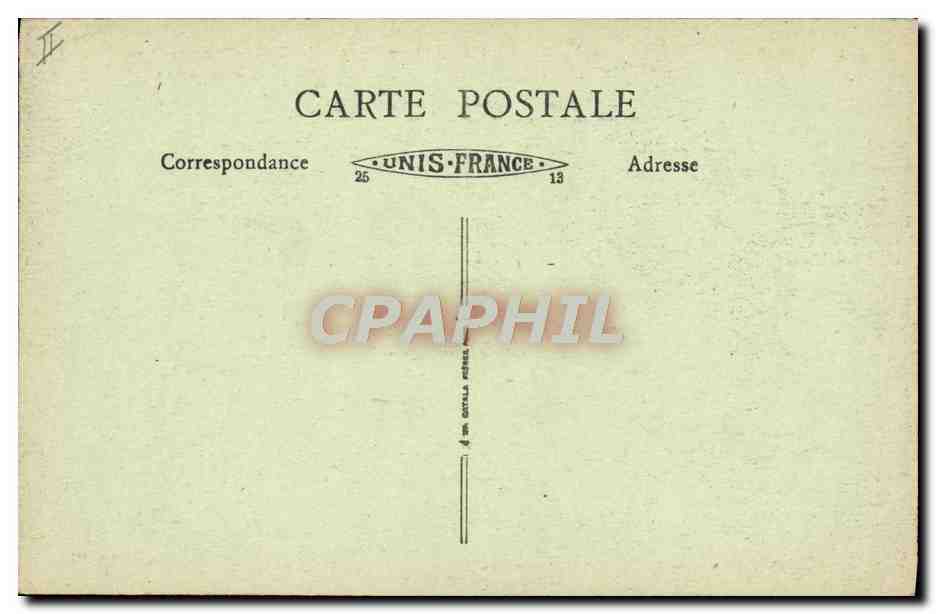 CPA Le Theatre et rue Dueis Chambery  — Verso