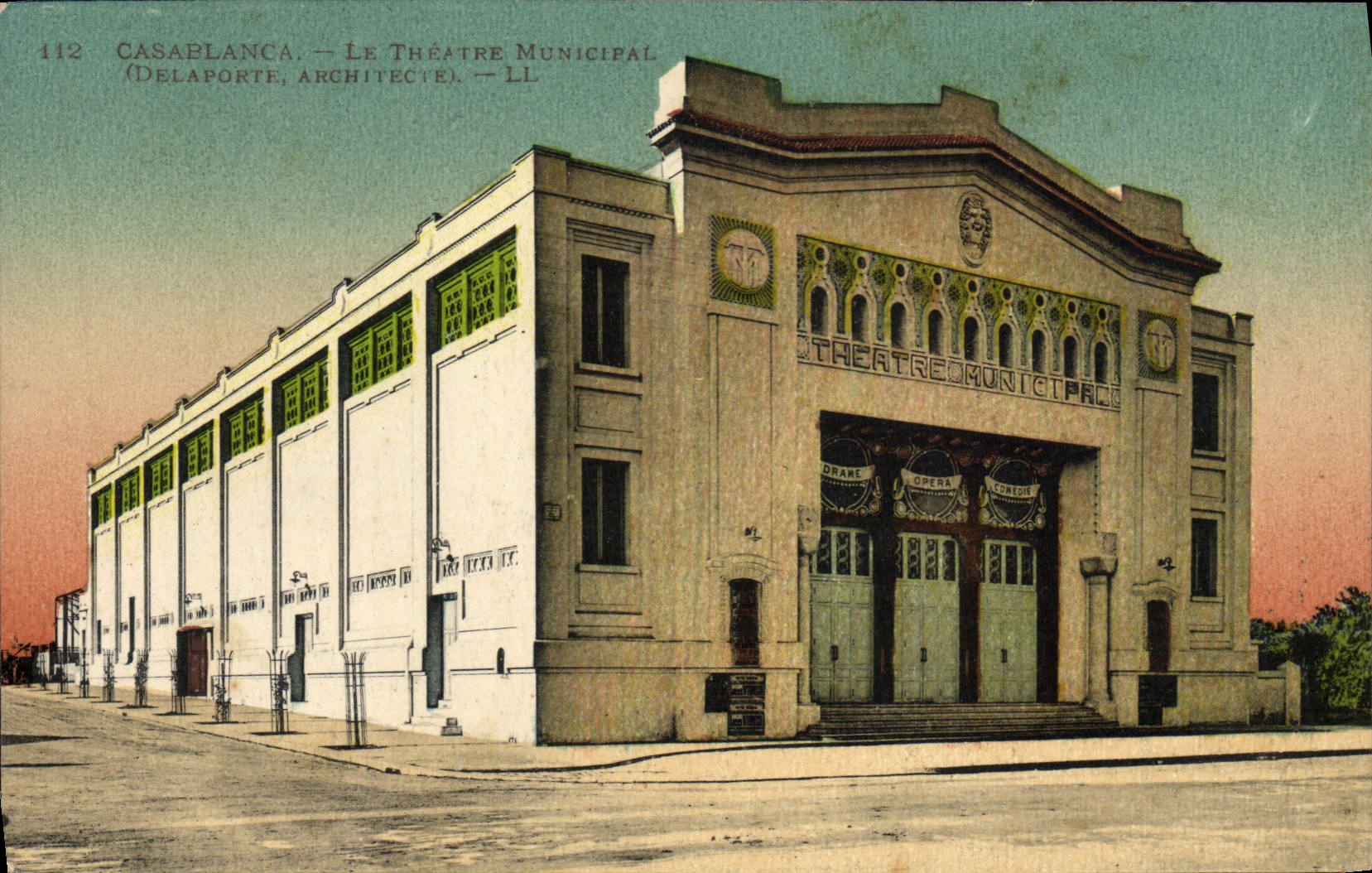 Casablanca — El Teatro Municipal — Delaporte, Arquitecto — LL