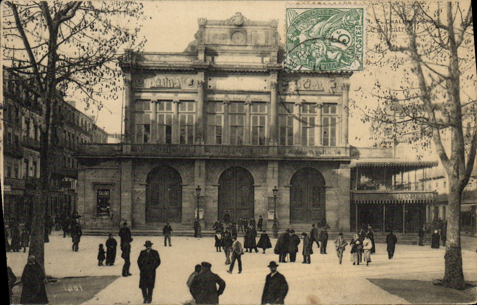 CPA Le Theatre Chalon sur Saone