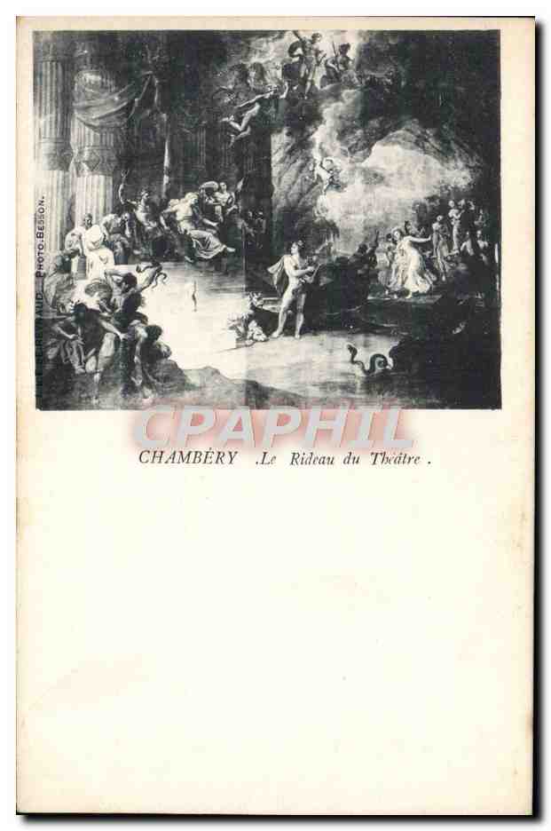 CPA Chambery Le rideau du Theatre 