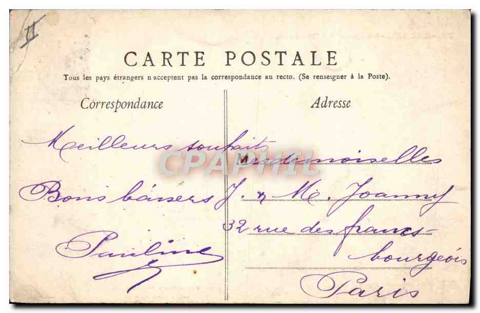 CPA Le nouveau Theatre Calais  — Verso