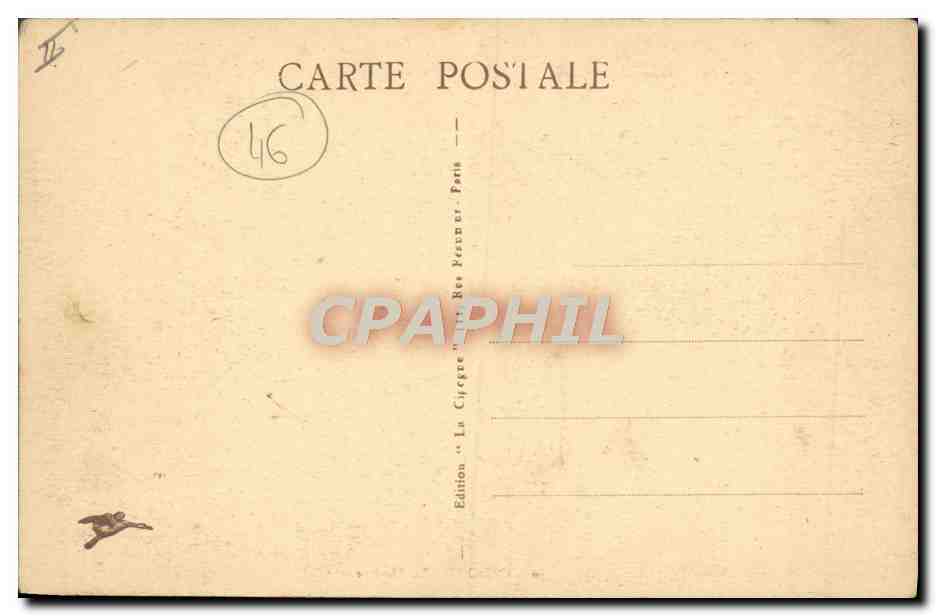 CPA Cahors Le Theatre  — Verso