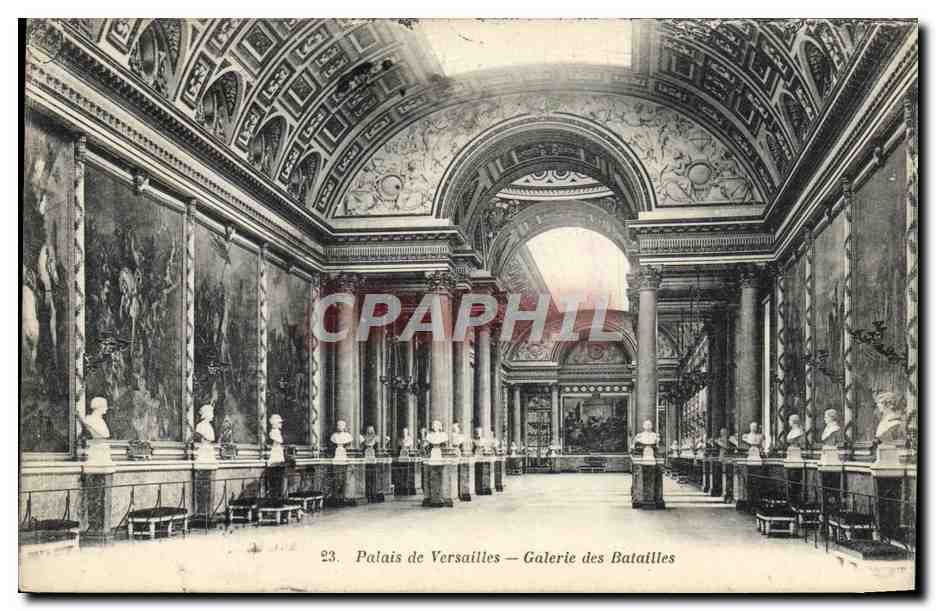 Palace of Versailles — Gallery of Battles — Publisher Paris-Versailles n°23